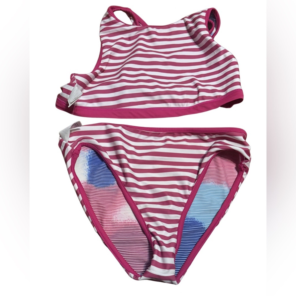 Eddie Bauer Reversible Bikini NWT Size L 14/16